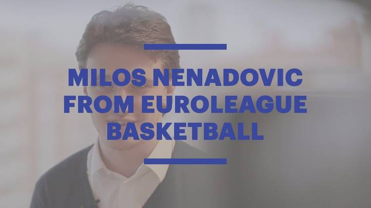 EU Barcelona Alumnus Milos Nenadovic from Euroleague Basketball
