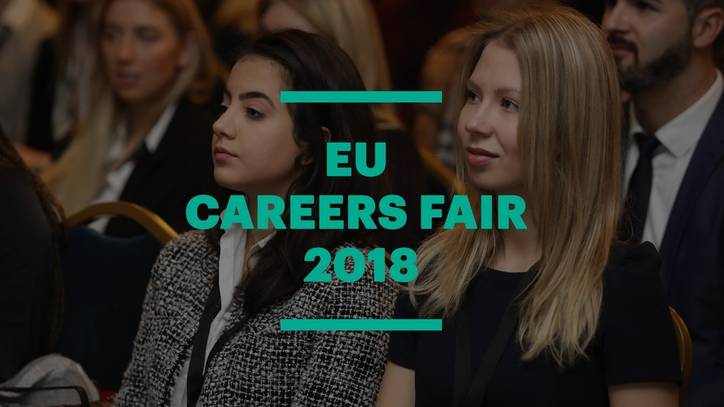Networking with Business Leaders at the EU Careers Fair 2018 in Barcelona