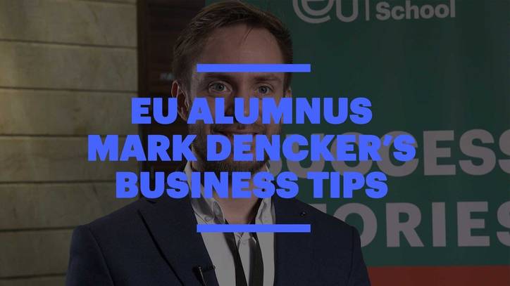 EU Alumnus Mark Dencker: How to Turn your Business Dream into Reality
