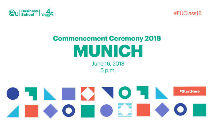 EU Business School Munich Commencement 2018