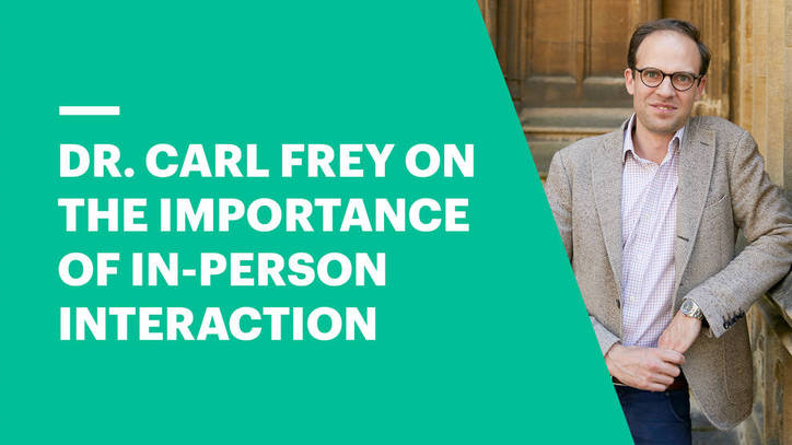 Dr. Frey on the Importance of In-Person Interaction for Innovation 