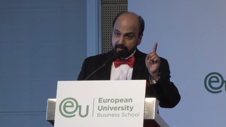 Dr. R. Seetharaman CEO of Doha Bank - EU Business School Barcelona, Geneva and Munich