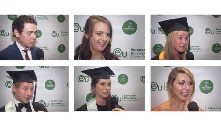 Barcelona Commencement 2014 Post-Ceremony Interviews - EU Business School