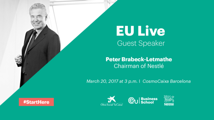 EU Business School Barcelona Presents Peter Brabeck-Letmathe, Chairman of Nestlé