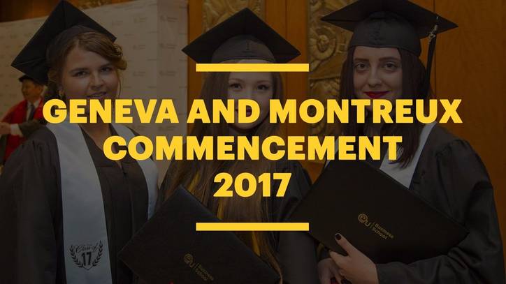 EU Business School Switzerland Commencement 2017