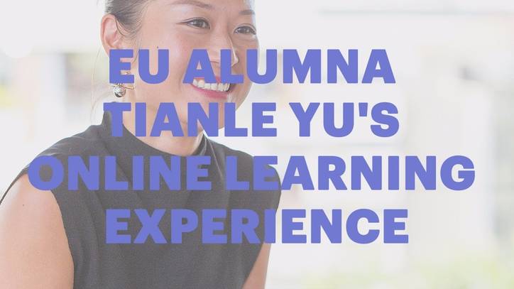 Tianle Yu on her EU experience during on campus week 