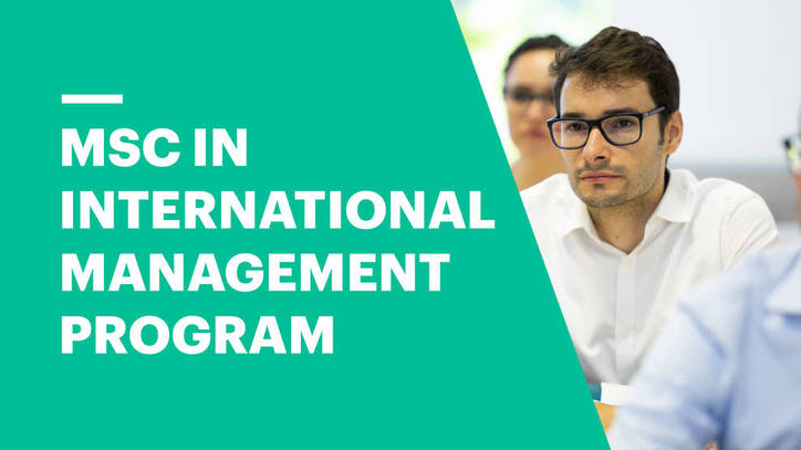 MSc in International Management | EU Business School Munich