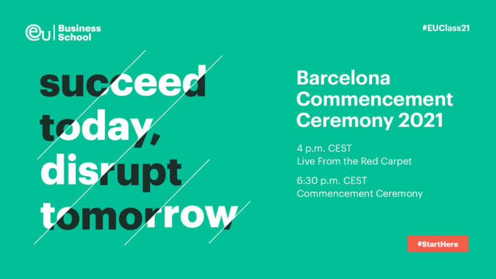 EU Business School: Barcelona Commencement Ceremony 2021