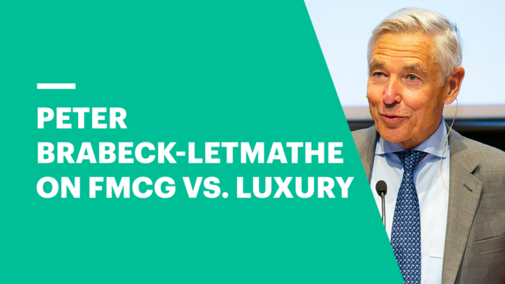 Peter Brabeck-Letmathe on FMCG vs. Luxury