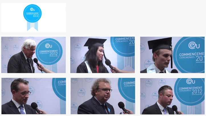 Barcelona Commencement 2012 Post-Ceremony Interviews - EU Business School