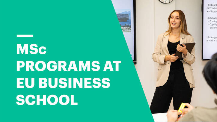 MSc programs at EU Business School Barcelona